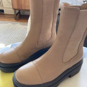 Sam Edelman Leather Boots (Light Tan) Size 5